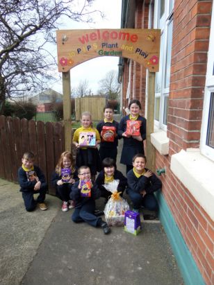 Easter Egg Raffle Winners P4/P5